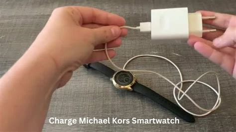 how to charge michael kors smartwatch|michael kors grayson smartwatch charger.